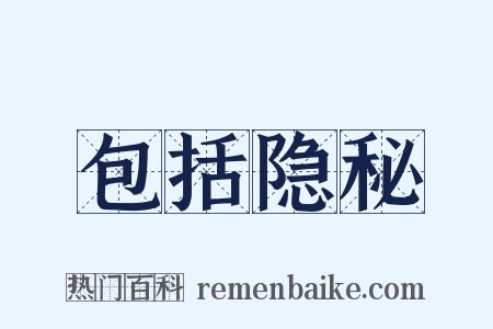 包括隐秘是什么意思的图片